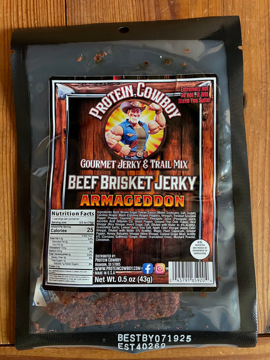 Armegeddon Brisket Beef Jerky 1/2 oz