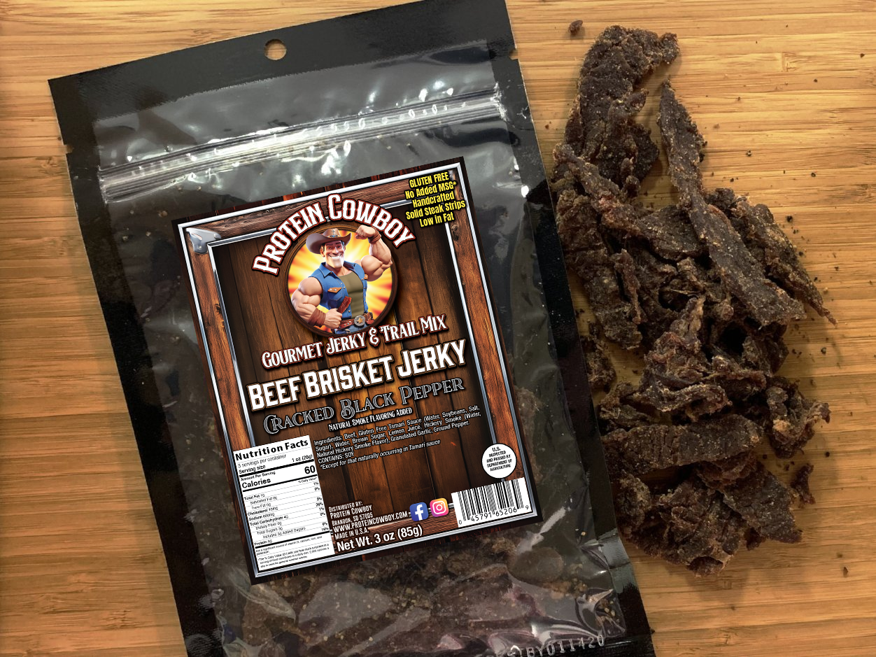 Cracked Pepper Brisket Beef Jerky