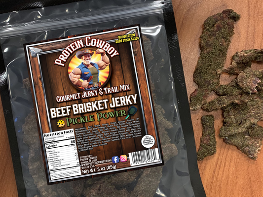 Pickle Power Brisket Beef Jerky