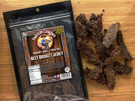 Garlic Pepper Brisket Beef Jerky