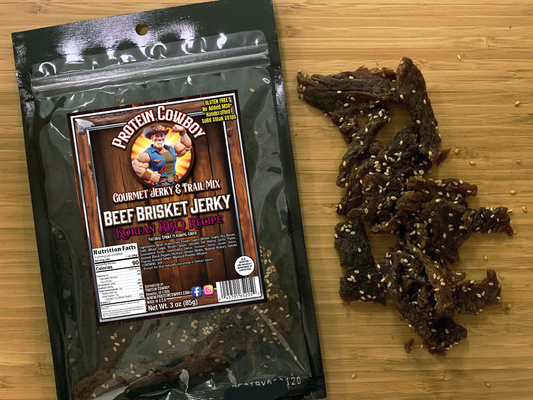 Korean BBQ Brisket Beef Jerky