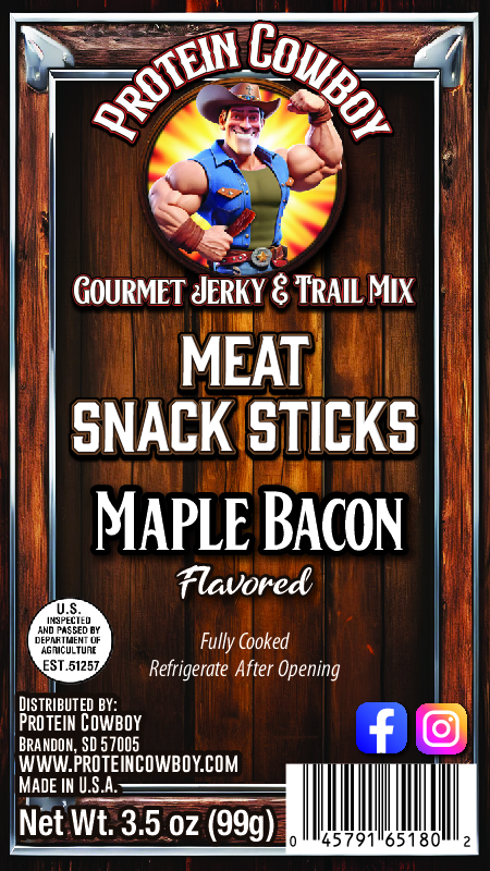 Maple Bacon Meat Snack Sticks