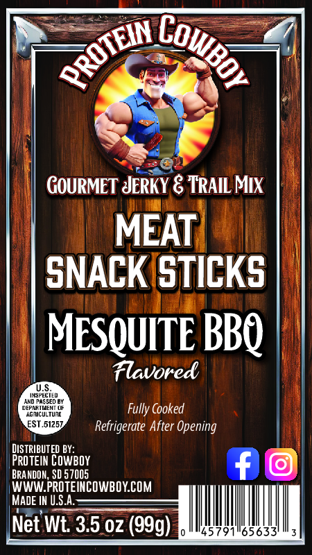 Mesquite BBQ Meat Snack Sticks