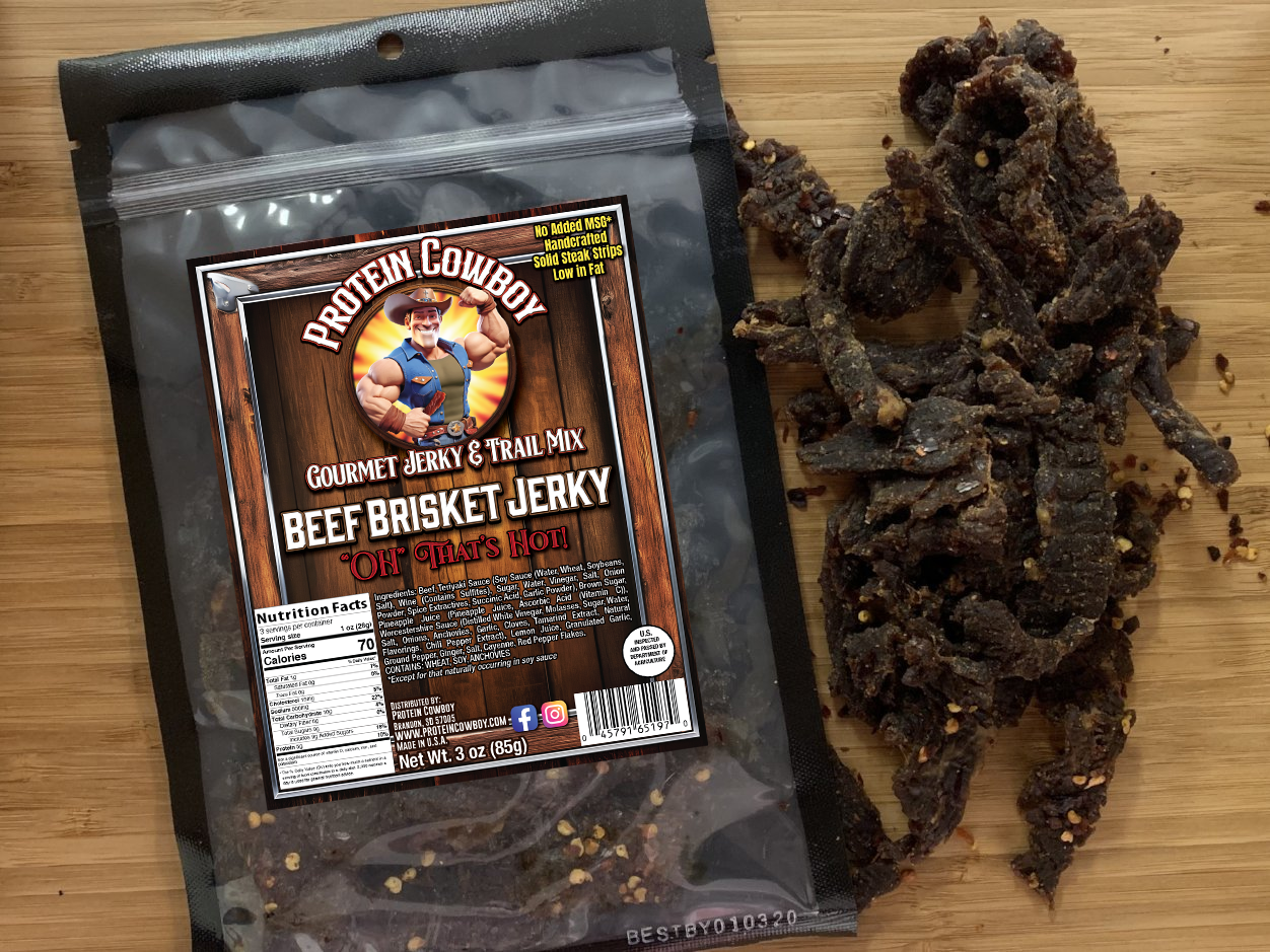 “Oh” That's Hot Brisket Beef Jerky