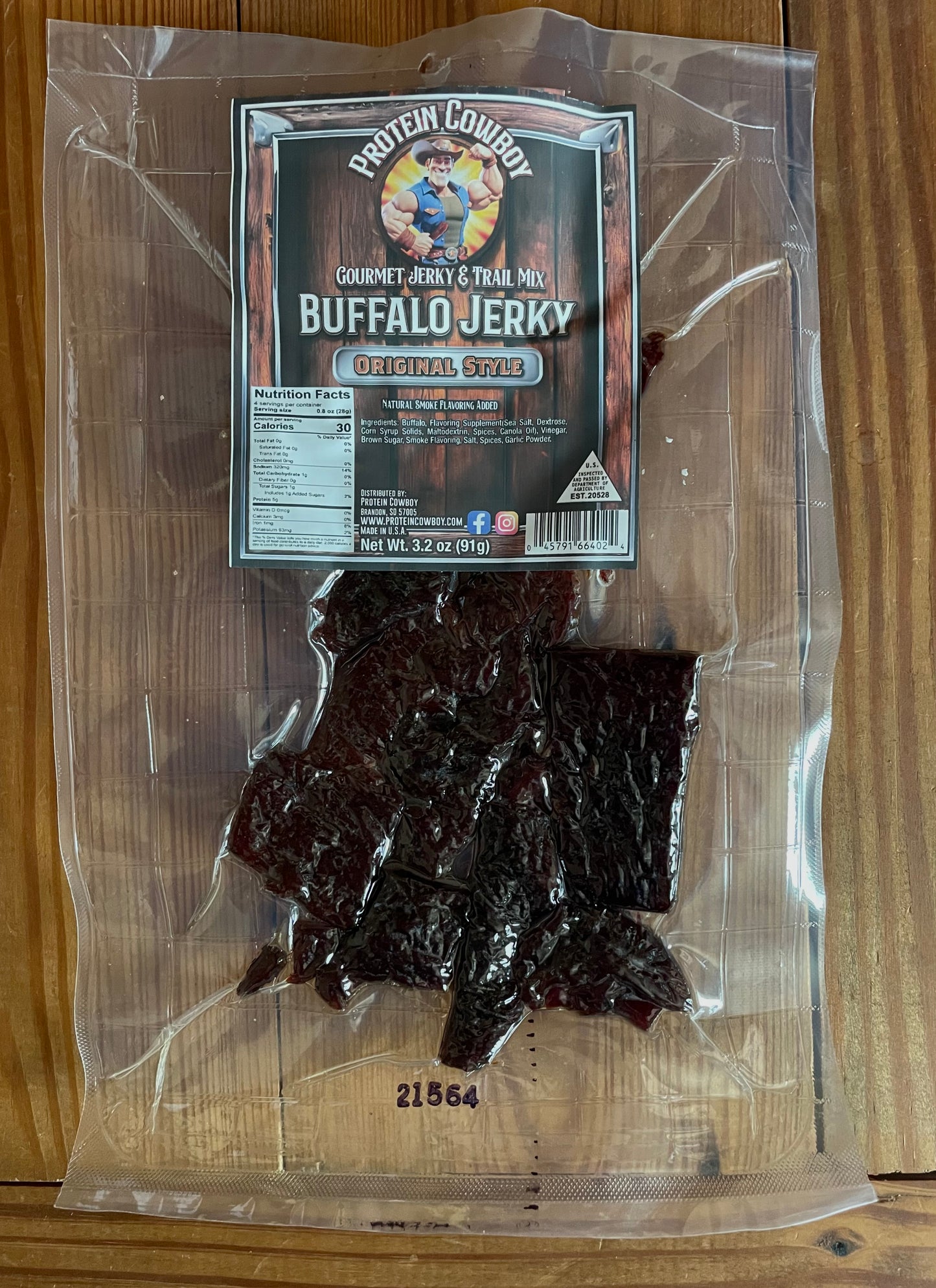 Buffalo Jerky - Original Style 3.2oz