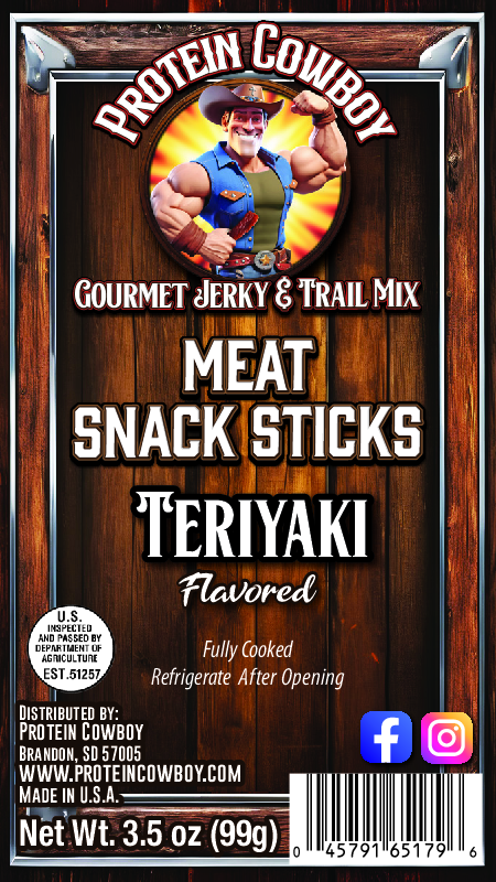 Teriyaki Meat Snack Sticks