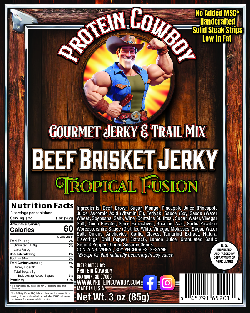 Tropical Fusion Brisket Beef Jerky